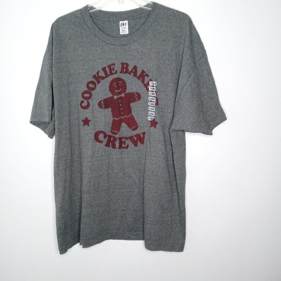 Cookie Baking Crew gray graphic tee Size XL - Picture 2 of 5